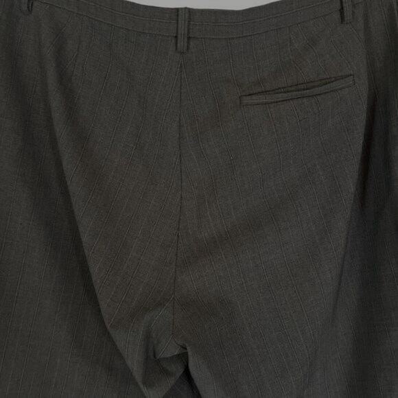 Gap Womens Dress Pants Size 16 Gray Wool Trousers Straight Leg High Rise Pockets - Picture 4 of 7